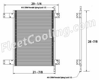 Picture of Ford / Sterling Condenser AC2433