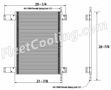 Picture of Ford / Sterling Condenser AC2433