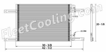 Picture of Freightliner Condenser AC7002