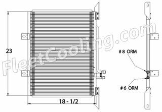 Picture of Mack Condenser AC7005