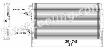 Picture of Chevrolet / GMC Condenser AC7007