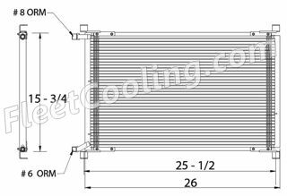 Picture of Autocar, Volvo Condenser AC7009