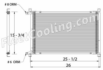 Picture of Autocar, Volvo Condenser AC7009