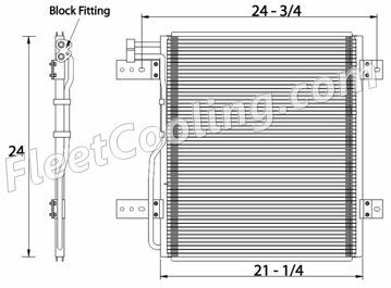 Picture of Ford / Sterling, International Navistar Condenser AC7012