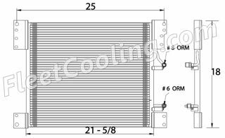 Picture of Ford / Sterling Condenser AC7016