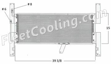 Picture of Western Star Condenser AC7017