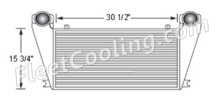 Picture of International Navistar Charge Air Cooler CA1284