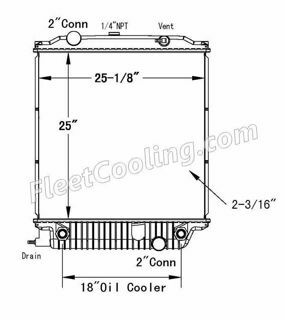 Picture of Spartan Radiator - Plastic Tank TR7491P