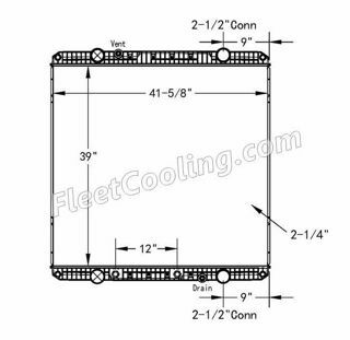 Picture of Western Star Radiator - Plastic Tank TR7498P