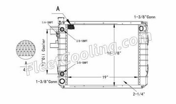 Picture of Hyster / Yale Radiator - Plastic Tank TR7770