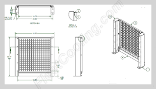 Picture of Fan Finger Guard for Detroit Radiator w/ Stand