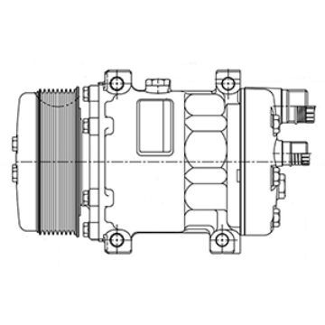 Picture of Compressor-Sanden OEM Version - 1001322595
