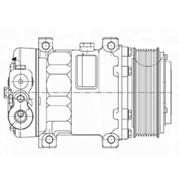 Picture of Compressor-Sanden OEM Version - 1001249691