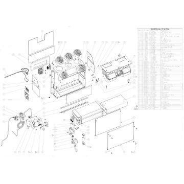 Picture of KK-550 Slimline HVAC Evaporator, 12V - 1001341694