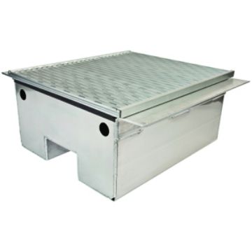 Picture of Between Rail Aluminum Clamp on Frame Battery Box Kit - 1000270409